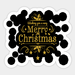 Merry Christmas Sticker